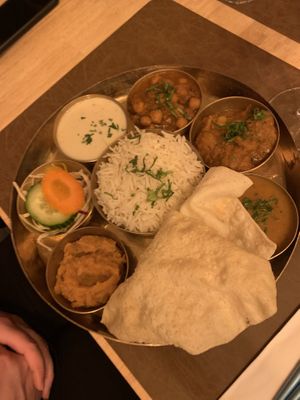 Thali plate 😍  at Garlic n Greens in Bruges