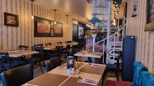 Interior at Garlic n Greens in Bruges