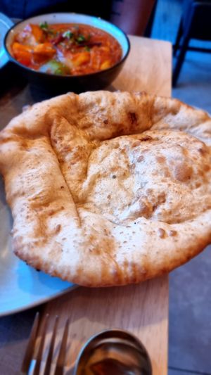 Garlic bread at Garlic n Greens in Bruges