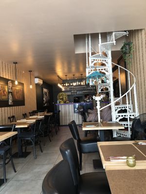 Inside  at Garlic n Greens in Bruges