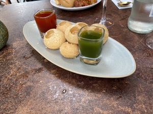 Starter  at Garlic n Greens in Bruges