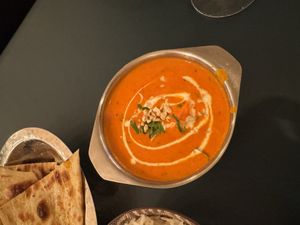 Tofu tikka masala  at Garlic n Greens in Bruges