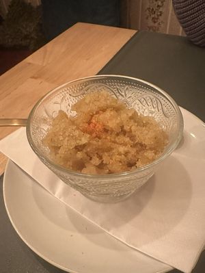 Halwa  at Garlic n Greens in Bruges