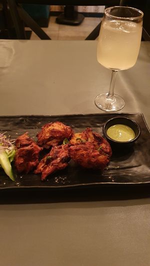 Onion bhaji at Garlic n Greens in Bruges