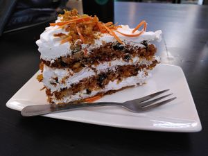 Carrot cake at Linh - Not Just A Restaurant in Prague
