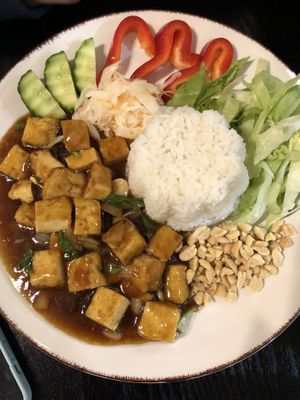 buffalo tofu   at Linh - Not Just A Restaurant in Prague