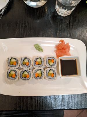 Veggie rolls - yum! at Linh - Not Just A Restaurant in Prague