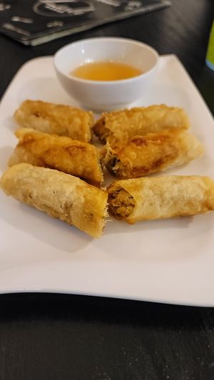 Fried rolls at Linh - Not Just A Restaurant in Prague