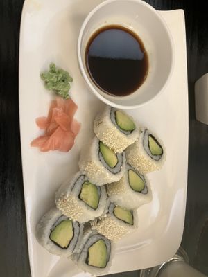 Avocado maki  at Linh - Not Just A Restaurant in Prague