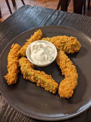 Avocado fries at Linh - Not Just A Restaurant in Prague