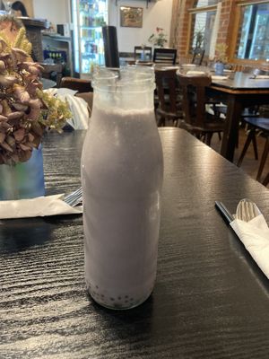 Taro boba   at Linh - Not Just A Restaurant in Prague