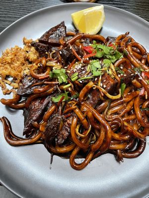 Black Magic Noodles  at Linh - Not Just A Restaurant in Prague