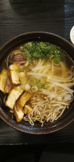 Pho with tofu at Linh - Not Just A Restaurant in Prague