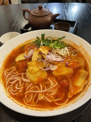 Bun Zieu soup  at Linh - Not Just A Restaurant in Prague