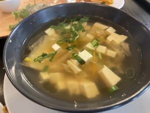 Kimchi soup!  at Linh - Not Just A Restaurant in Prague