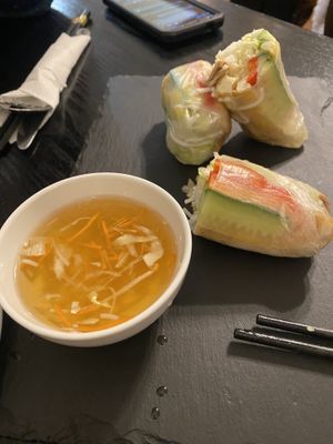 Summer rolls  at Linh - Not Just A Restaurant in Prague