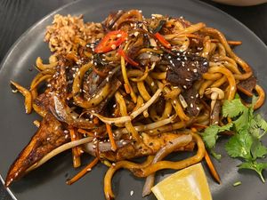 Magic udon noodles   at Linh - Not Just A Restaurant in Prague