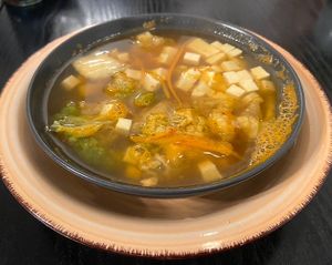 Kimchi soup   at Linh - Not Just A Restaurant in Prague