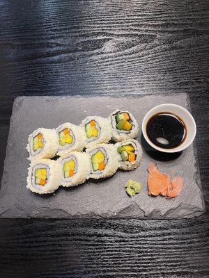 California maki  at Linh - Not Just A Restaurant in Prague