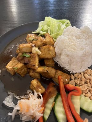 Buffalo tofu🫶 9/10  at Linh - Not Just A Restaurant in Prague