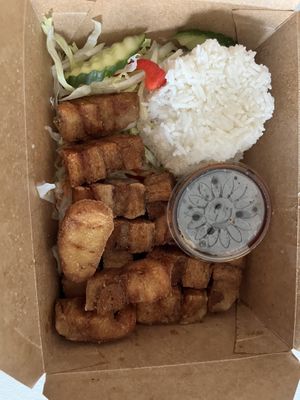 Vegan “bůček"  at Linh - Not Just A Restaurant in Prague