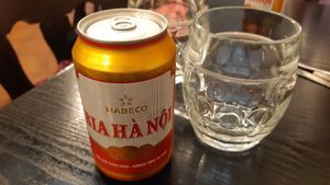 Bia Hanoi😍 at Linh - Not Just A Restaurant in Prague