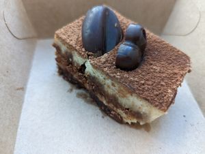 raw tiramisu at Linh - Not Just A Restaurant in Prague