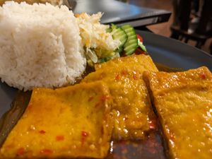 Spicy tofu at Linh - Not Just A Restaurant in Prague