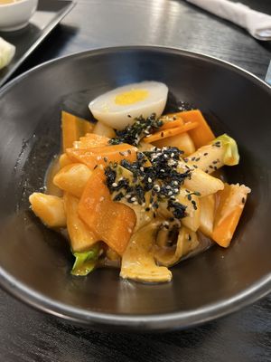 Tteokboki ( rare vegan dish worth trying!)  at Linh - Not Just A Restaurant in Prague