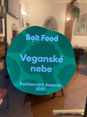 Bolt certificate at Linh - Not Just A Restaurant in Prague