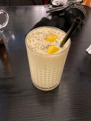 Mango smoothie at Linh - Not Just A Restaurant in Prague