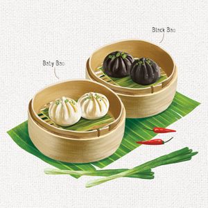 Baby Bao, Black Bao at Linh - Not Just A Restaurant in Prague