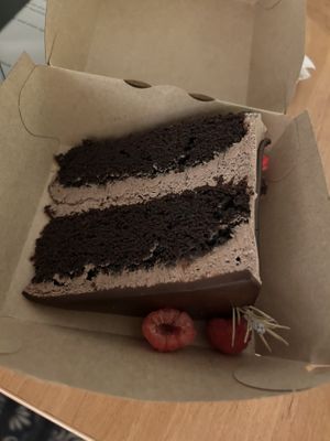 double chocolate  at Linh - Not Just A Restaurant in Prague