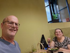 Food's here! at Linh - Not Just A Restaurant in Prague