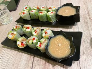 Spring rolls at Linh - Not Just A Restaurant in Prague
