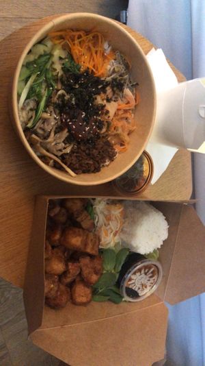 Absolutely fantastic bibimbap and vegan pork belly, 10/10 would recommend 🤤  at Linh - Not Just A Restaurant in Prague