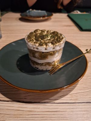 Matcha Misu at Linh - Not Just A Restaurant in Prague