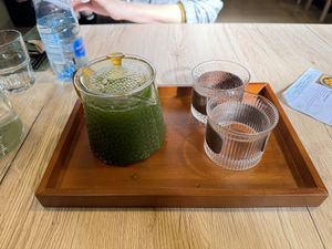 Matcha teaa  at Linh - Not Just A Restaurant in Prague