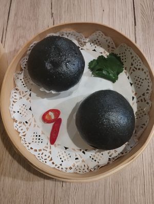 Black buns at Linh - Not Just A Restaurant in Prague
