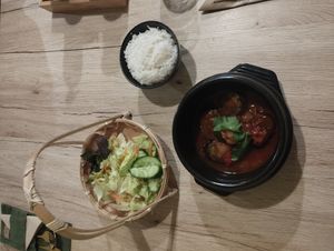 Fish in tomato sauce at Linh - Not Just A Restaurant in Prague