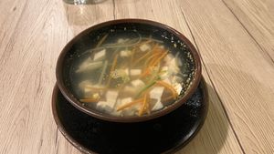 Tofu soup  at Linh - Not Just A Restaurant in Prague