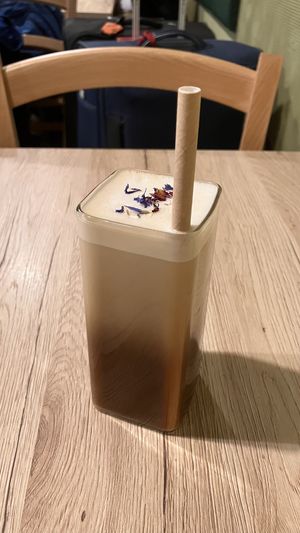 Vietnamese coffee with vegan condensed milk  at Linh - Not Just A Restaurant in Prague