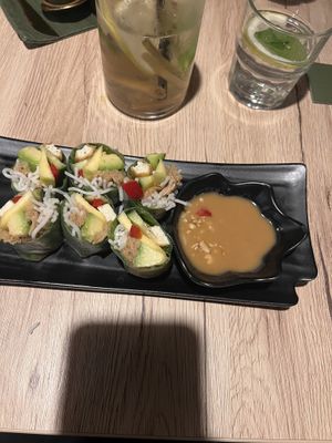 summer rolls  at Linh - Not Just A Restaurant in Prague