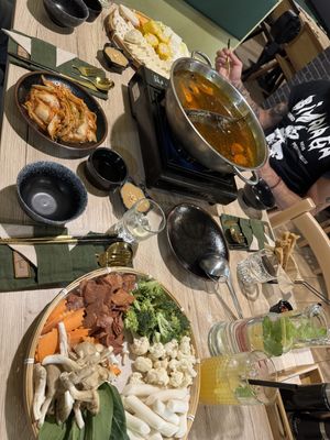 Hot pot (for 3)  at Linh - Not Just A Restaurant in Prague