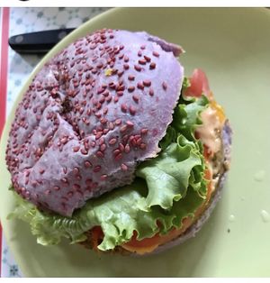 Barbie burger (edizione limitata)   at Flower Burger - Bicocca Village in Milan