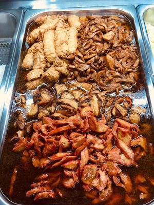 Braised items. Photo by Vegetarian Delight.  at Vegetarian Delight 素食小吃 in Central Singapore