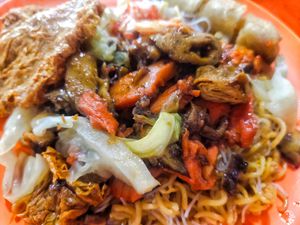 Mock meat at Vegetarian Delight 素食小吃 in Central Singapore