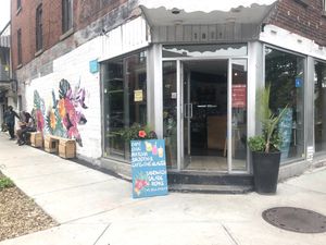 Outside at Station Mahalo in Montreal