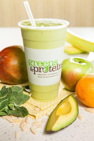 Green Shake at Greens and Proteins - Trop Plaza in Las Vegas