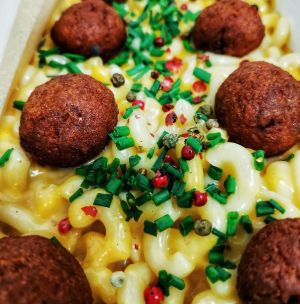 Mac & cheese (social media) at The United Tastes of America in Poznan